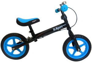 Rowerek biegowy niebiesko-czarny R4 R-Sport  Koła EVA 12\'\'