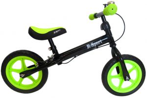 Rowerek biegowy zielono-czarny R4 R-Sport  Koła EVA 12\'\'