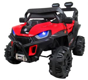 Buggy X8n Autko na akumulator, czerwony, fotelik z ekoskóry